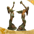 Garden Bronze Mermaid Fountain GBF-G030V
